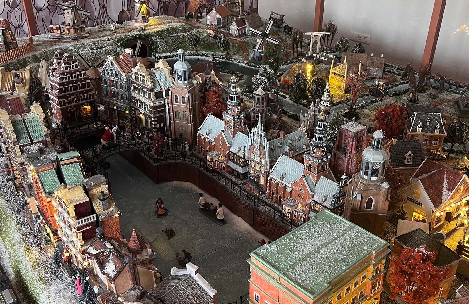 Miniatuur Kerstdorp Molenwaard