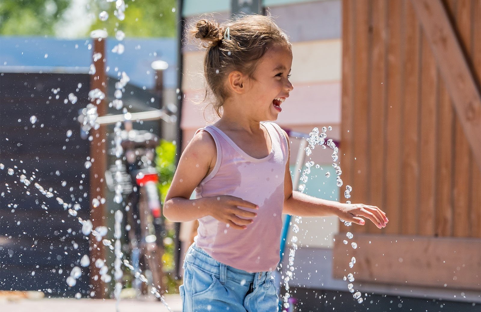 Fonteinenplein en waterspelen